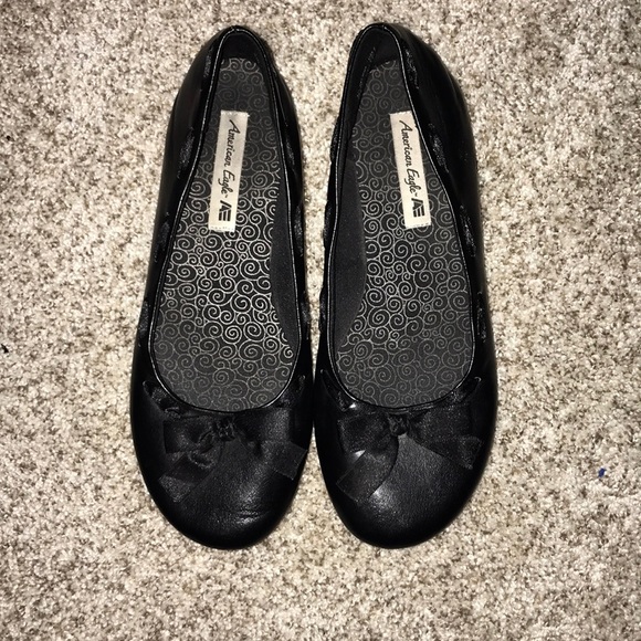 american eagle flats black
